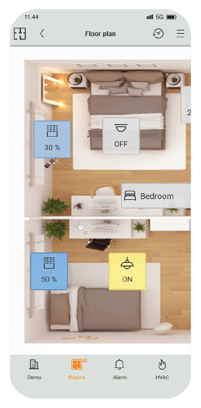Smart home floor plan